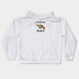 i stand for peace Kids Hoodie